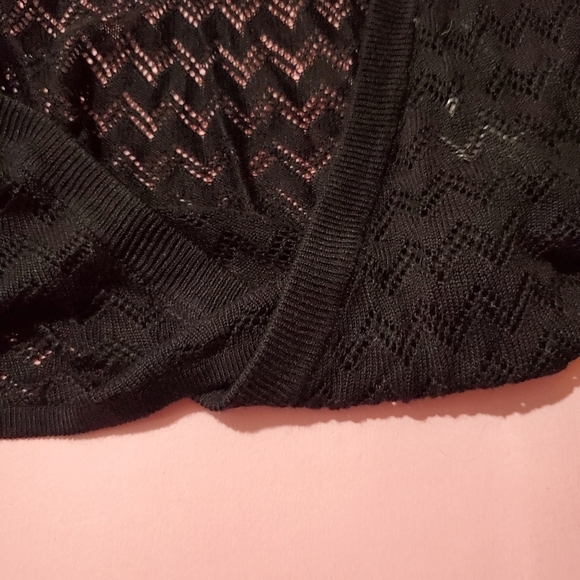 Vintage Y2K Candies Black Knit Shrug - Picture 3 of 4
